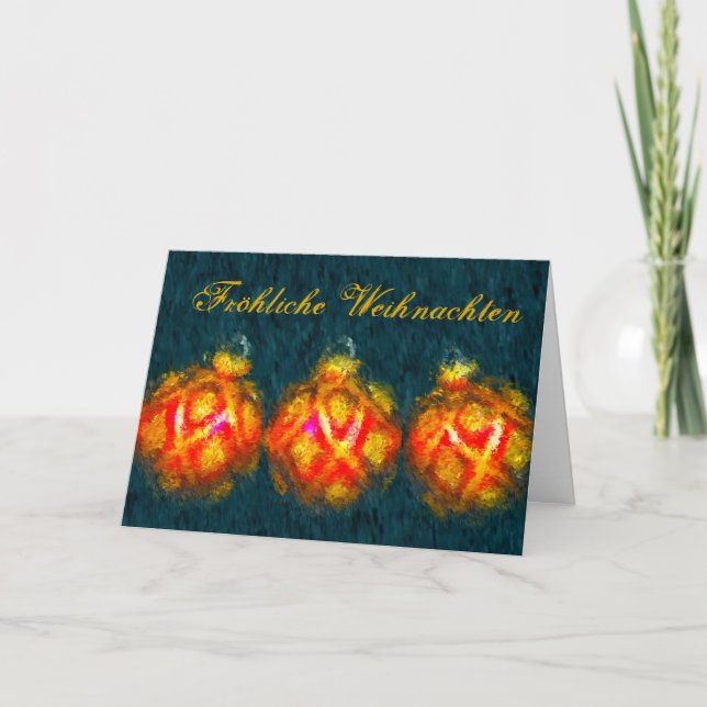 Cartão de Natal alemão (Frente)