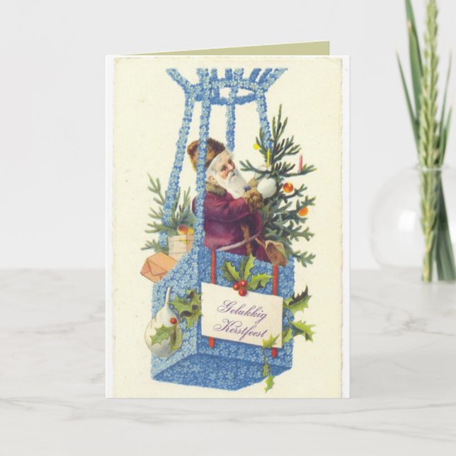 Cartão de Natal Alemão (Frente)