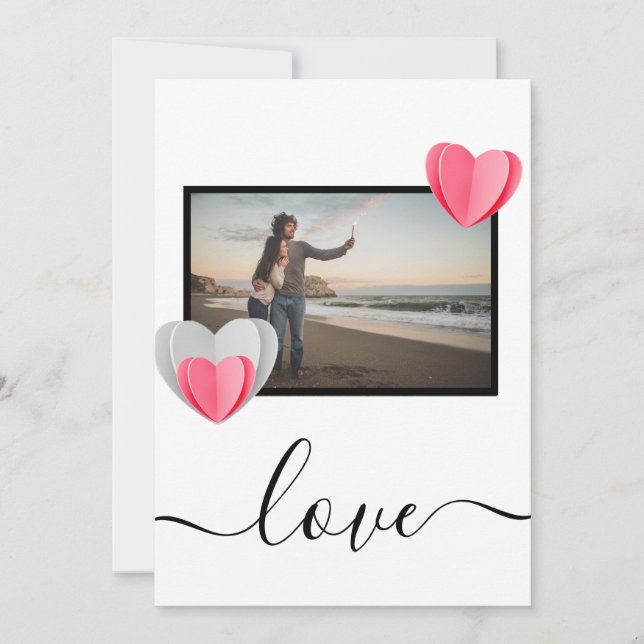 cartão de Natal amoroso (Frente)