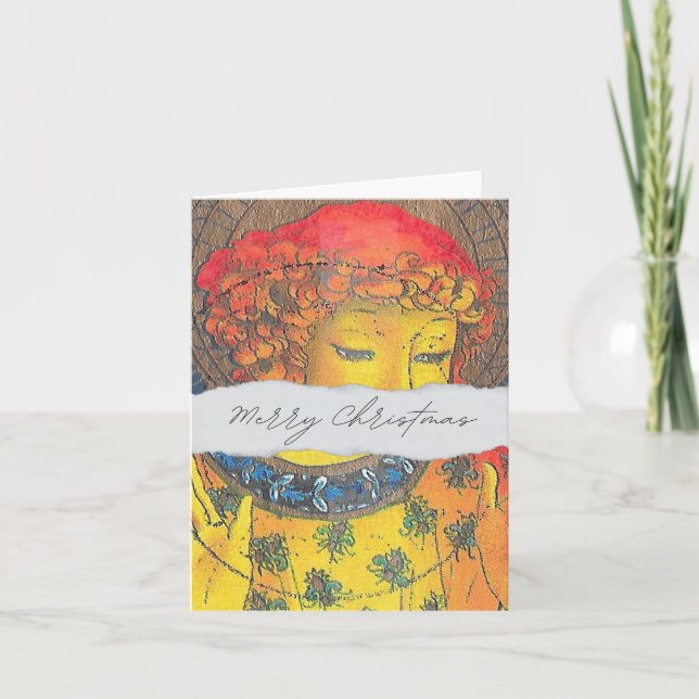 Cartão de Natal Angel (Frente)