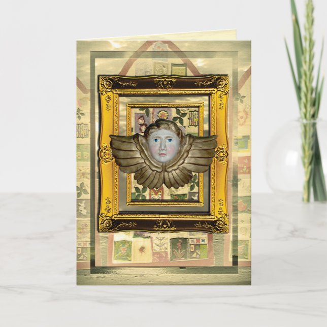 Cartão de Natal Angel (Frente)