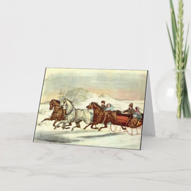 Cartão de Natal: Antes do Impacto. Cartão (Frente)