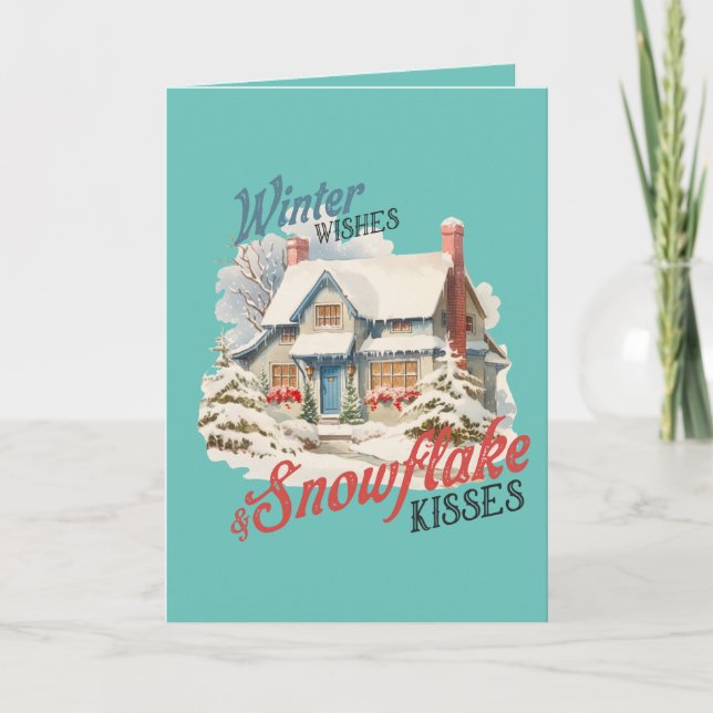 Cartão de Natal Antigo (Frente)