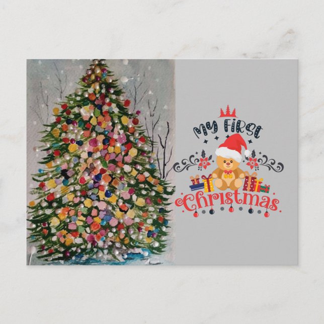 CARTÃO DE NATAL ÁRVORE DE NATAL (Frente)