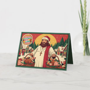 Cartão de Natal ateu para ateus não adeptos de die