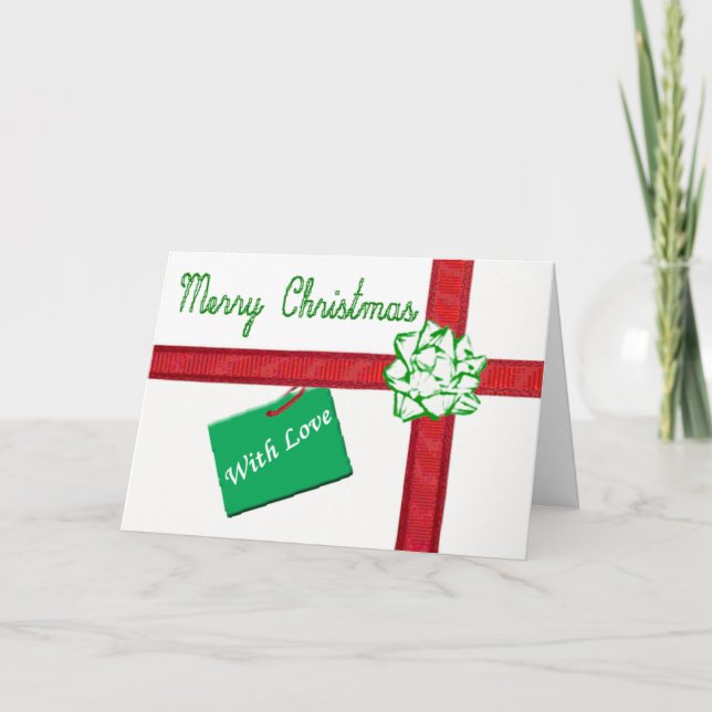 Cartão de Natal Atual Empachado (Frente)