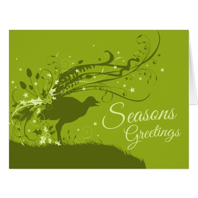 Cartão de Natal australiano (Frente horizontal)