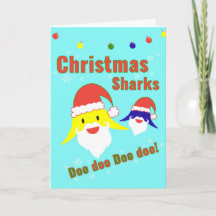 Cartão de Natal Baby Shark
