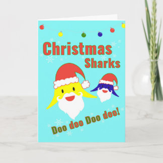Cartão de Natal Baby Shark
