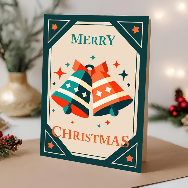Cartão de Natal - Balas de Natal e Estrelas (Criador carregado)
