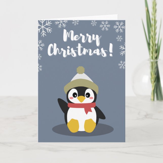 Cartão de Natal Bastante Personalizado de Cartoon  (Frente)