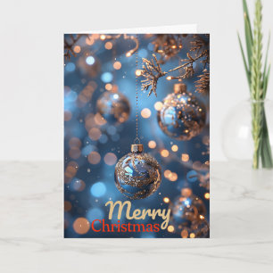 Cartão de Natal Bauble