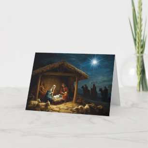 Cartão de Natal Bebê Jesus Série #1