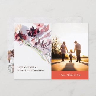 Cartão de Natal - Bela Rosa e Família