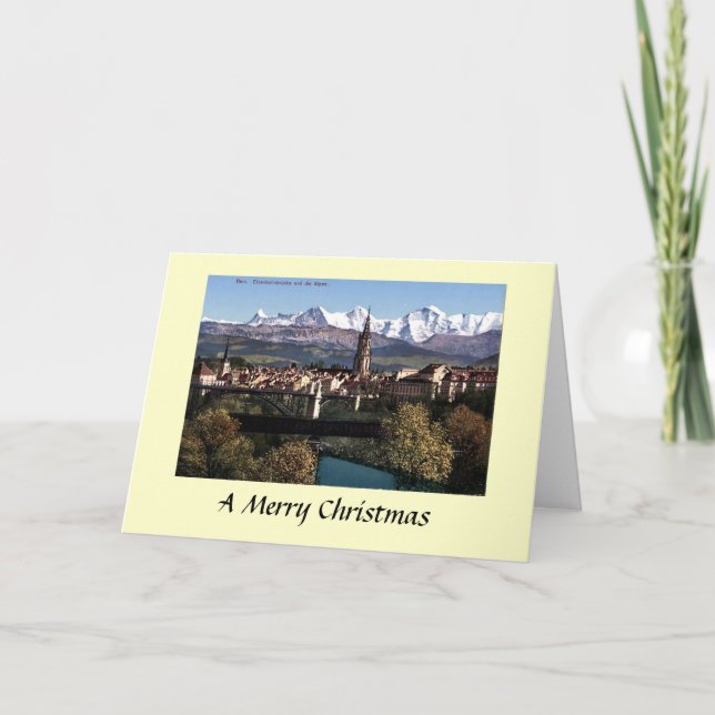 Cartão de Natal - Berna, Suiça (Frente)