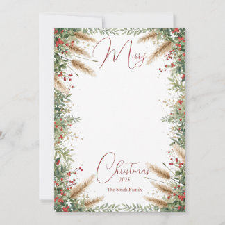 Cartão de Natal Boho