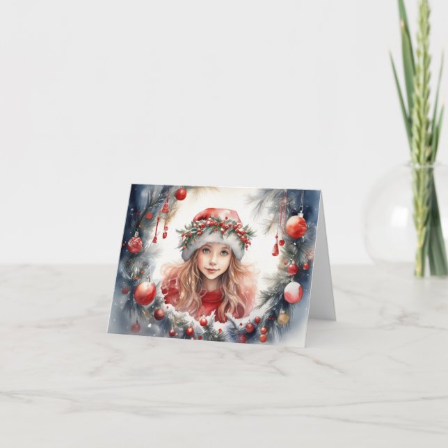 Cartão de Natal bonito (Frente)