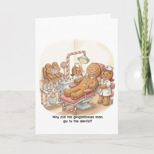 Cartão de Natal bonito para Periodontista/Dentista