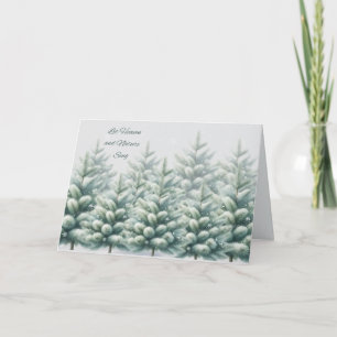 Cartão de Natal Cante o Céu e a Natureza