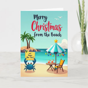Cartão de Natal Caprichoso de Praia