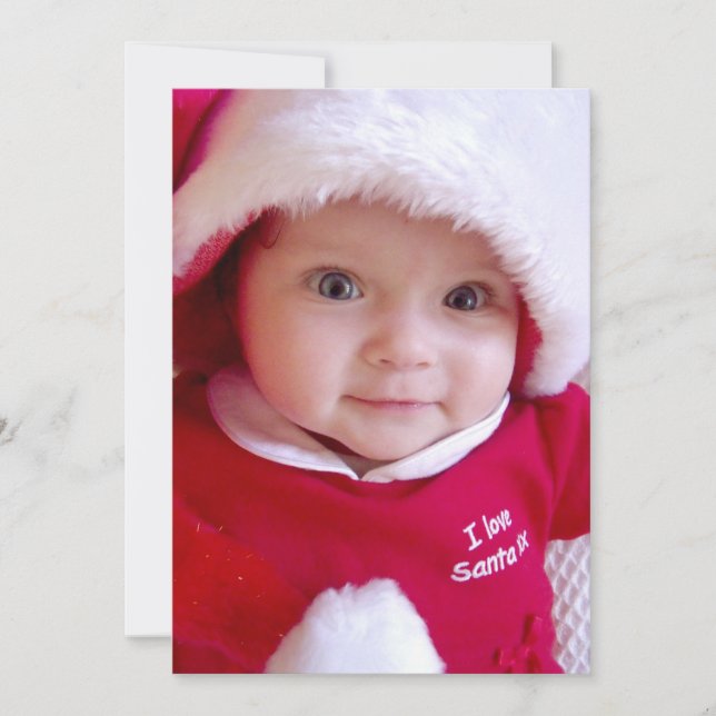 Cartão de Natal - Cartão de Férias Plano (Frente)