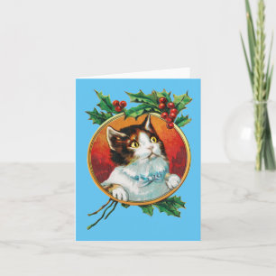 Cartão de Natal Cat Holiday