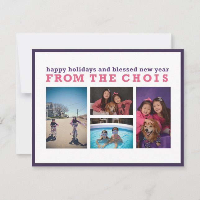 Cartão de Natal Choi (Frente)