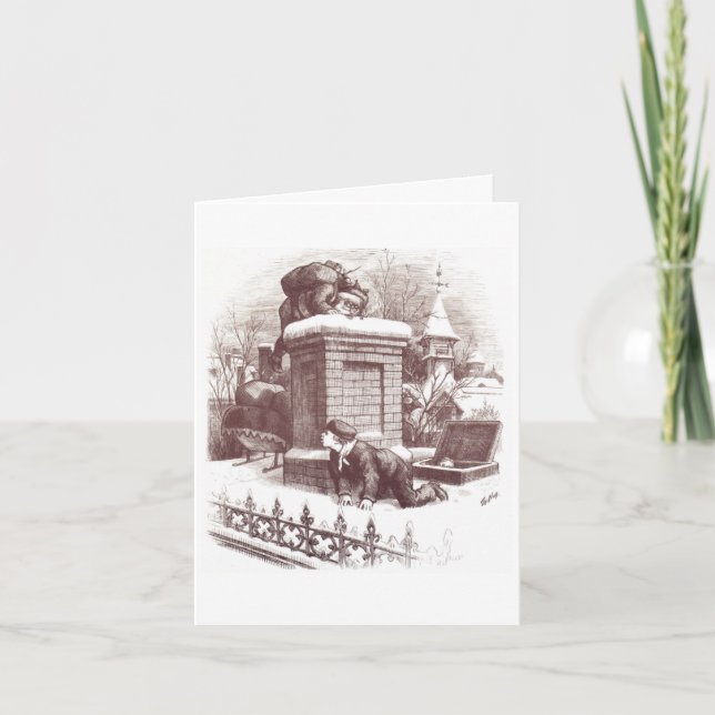 Cartão de Natal Classic Comic Strip (Frente)