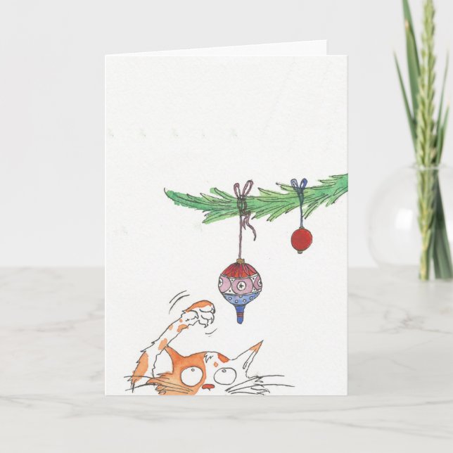 Cartão de Natal Clássico (Frente)