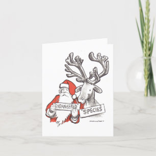 Cartão de Natal Clássico Herblock