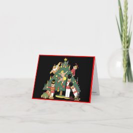 Cartão de Natal Cliff Sterrett Classic Comic Strip