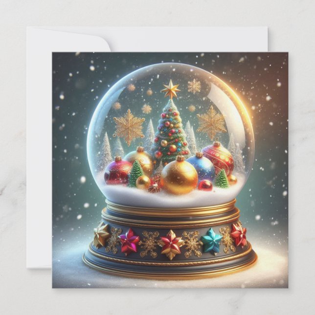 Cartão de Natal colorido! (Frente)