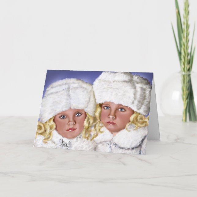 Cartão de Natal com Crianças (Frente)