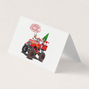 Cartão de Natal com desenho animado