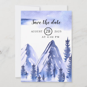 Cartão de Natal com Floco de Neve casamento no inv