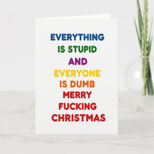 Cartão de Natal com Humor Adulto