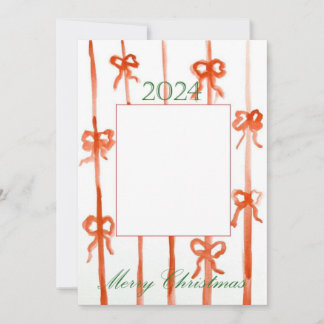 Cartão de Natal com Laço