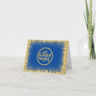 Cartão de Natal com o logotipo cintilante da Patru