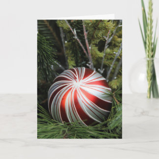 Cartão de Natal com Ornamento