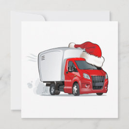 Cartão de Natal com saudação de desenho animado