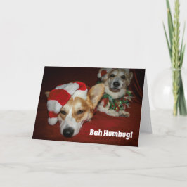 Cartão de Natal Corgi