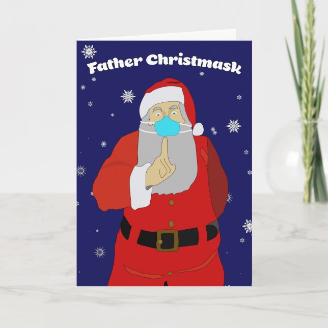 Cartão de Natal Coronavírus (Frente)