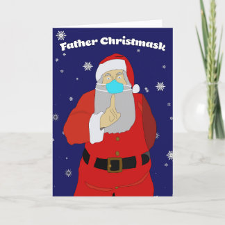 Cartão de Natal Coronavírus