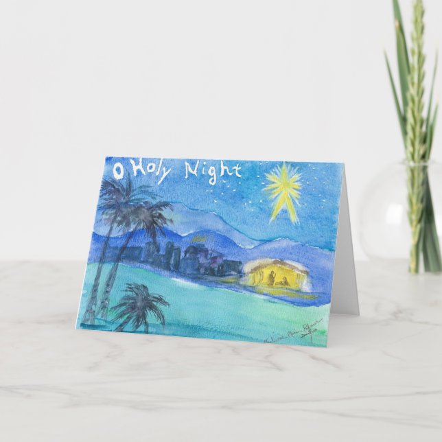 Cartão de Natal cristão de Belém (Frente)