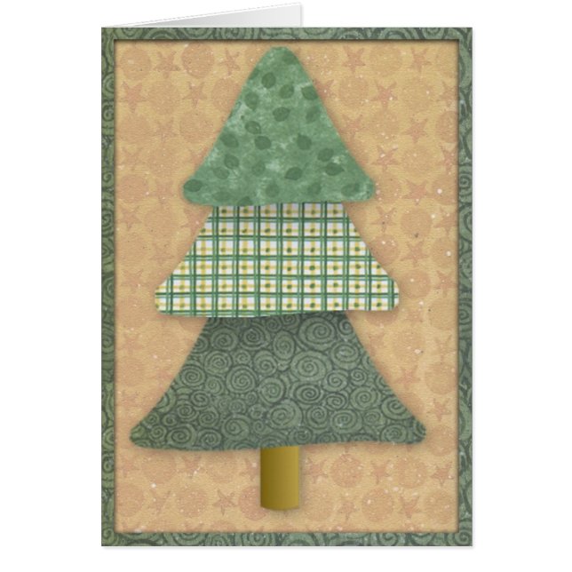 Cartão de Natal da Árvore (Frente)