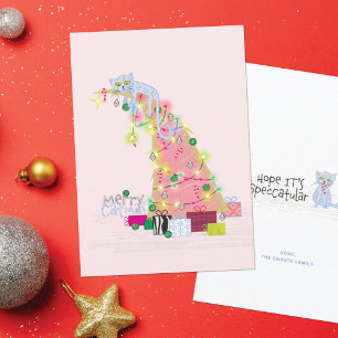 Cartão de Natal da Árvore Catma