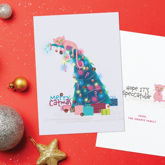 Cartão de Natal da Árvore de Catmas (Criador carregado)
