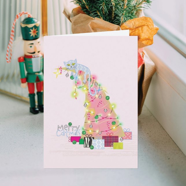 Cartão de Natal da Árvore de Catmas (Criador carregado)