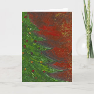 Cartão de Natal da árvore de Natal