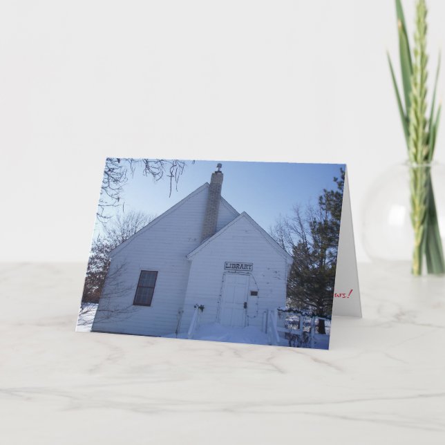 Cartão de Natal da "Biblioteca" (Frente)